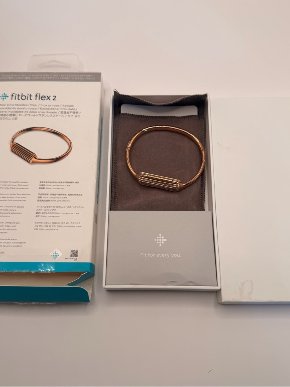 Fitbit Flex 2 OEM Bangle (new, rose gold)